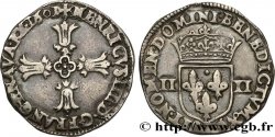 HENRI IV LE GRAND Quart d écu, croix feuillue de face 1601 Bayonne