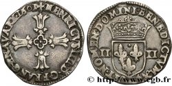 HENRY IV Quart d écu, croix feuillue de face 1601 Bayonne