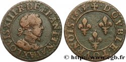 LOUIS XIII Double tournois, type 2 1615 Amiens