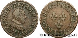 LOUIS XIII Double tournois, 3e type 1626 Paris