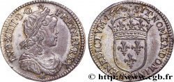 LOUIS XIV THE SUN KING Douzième d écu, portrait à la mèche longue 1660 Limoges