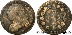LOUIS XVI (MONARQUE CONSTITUTIONNEL) 12 deniers dit au faisceau , type FRANÇOIS 1793 Paris