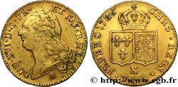 LOUIS XVI Double louis d’or aux écus accolés 1786 Bordeaux