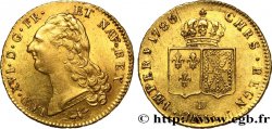 LOUIS XVI Double louis d’or aux écus accolés 1786 Lyon