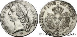 LOUIS XV DIT LE BIEN AIMÉ Écu dit “au bandeau” 1742 Caen