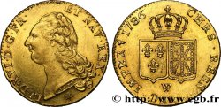 LOUIS XVI Double louis d’or aux écus accolés 1786 Lille