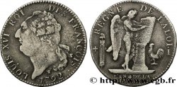 LOUIS XVI Écu dit au génie , type FRANÇOIS 1792 Limoges