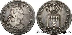 LOUIS XV DIT LE BIEN AIMÉ Écu dit de France 1724 Paris