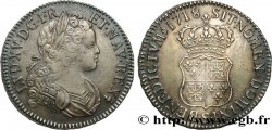 LOUIS XV THE WELL-BELOVED Écu dit de France-Navarre 1718 Reims