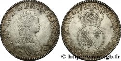 LOUIS XV THE WELL-BELOVED Écu dit vertugadin 1716 Paris
