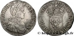 LOUIS XIV THE SUN KING Écu à la mèche longue 1652 Rennes