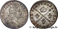 LOUIS XIV THE SUN KING Dix sols aux insignes 1704 Paris