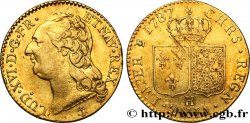 LOUIS XVI Louis d or aux écus accolés 1787 La Rochelle