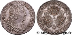 LOUIS XIV  THE SUN KING  Écu aux trois couronnes 1709 Paris AU/AU