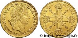 LOUIS XIV  THE SUN KING  Louis d’or aux huit L et aux insignes 1701 Dijon
