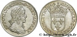 LOUIS XIII Douzième d écu, 3e type, 2e poinçon de Warin 1643 Paris, Monnaie de Matignon