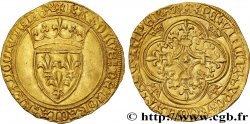 CHARLES VI  THE MAD  OR  THE WELL-BELOVED  Écu d or à la couronne n.d. Paris AU