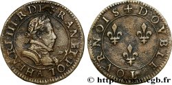 HENRI III Double tournois, 1er type de Paris n.d. Paris, Moulin des Étuves