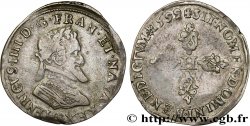 HENRY IV Demi-franc, type de Troyes 1599 Troyes XF