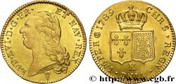 LOUIS XVI Double louis d’or dit aux écus accolés 1789 Bordeaux