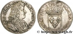 LOUIS XIV  THE SUN KING  Demi-écu, portrait à la cravate courte 1679 Aix-en-Provence AU