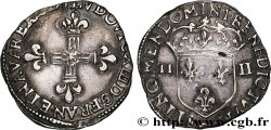 LOUIS XIII  Quart d écu, émission protestante 1625 La Rochelle AU