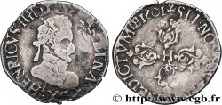 HENRY IV Quart de franc 1601 Limoges VF/VF