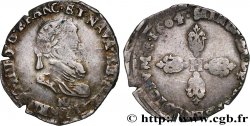 HENRY IV Demi-franc, type de Montpellier 1604 Montpellier