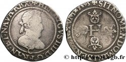 HENRY IV Demi-franc, 1er type de Saint-Lô 1595 Saint-Lô