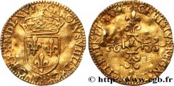 CHARLES IX Écu d or au soleil, 1er type 1566 Bordeaux