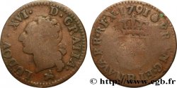 LOUIS XVI Liard dit à l écu 1791 Rouen