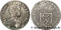 LOUIS XIV LE GRAND OU LE ROI SOLEIL Douzième d écu, portrait à la mèche courte 1644 Paris, Monnaie de Matignon TTB