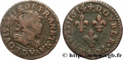 LOUIS XIII Double tournois, type 3 1614 Lyon