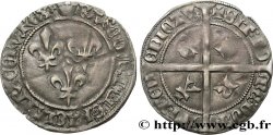 CHARLES VII LE VICTORIEUX Plaque ou double gros dit Cromsteert n.d. Tournai