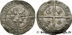CHARLES VII LE BIEN SERVI / THE WELL-SERVED Plaque ou double gros dit Cromsteert n.d. Tournai