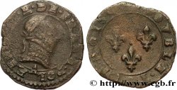 LIGUE. COINAGE AT THE NAME OF HENRY III Double tournois n.d. Paris
