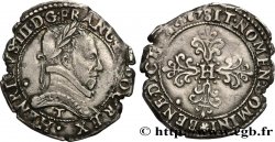 HENRY III Demi-franc au col plat 1587 Nantes