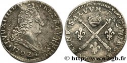 LOUIS XIV THE SUN KING Cinq sols aux insignes 1702 Nantes