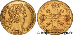 LOUIS XIII Demi-louis d or à la mèche courte 1640 Paris, Monnaie du Louvre