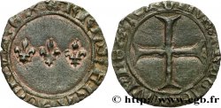 CHARLES VII LE BIEN SERVI / THE WELL-SERVED Double tournois n.d. Troyes
