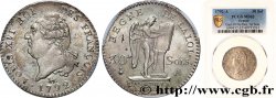 LOUIS XVI 30 sols dit au génie , type FRANÇOIS 1792 Paris