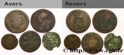 LOTTE Lot de cinq monnaies royales n.d. Ateliers divers