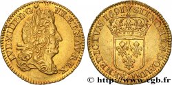 LOUIS XIV LE GRAND OU LE ROI SOLEIL Demi-louis d or à l écu 1691 Bourges