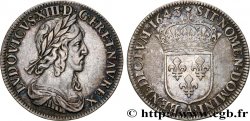 LOUIS XIII Quart d écu d argent, 3e type, 2e poinçon de Warin 1643 Paris, Monnaie de Matignon