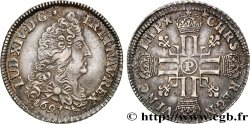 LOUIS XIV THE SUN KING Quart d écu aux huit L, 1er type 1691 Dijon