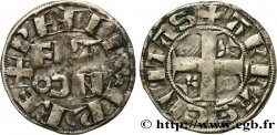 PHILIPPE II DIT PHILIPPE AUGUSTE Denier parisis, 1er type c. 1191-1199 Arras