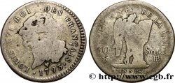 LOUIS XVI 30 sols dit au génie , type FRANÇAIS 1793 Strasbourg