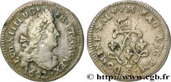 LOUIS XIV THE SUN KING Quatre sols aux deux L couronnées 1692 Troyes