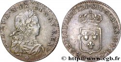 LOUIS XV THE WELL-BELOVED Sixième d écu de France 1721 Caen