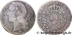 LOUIS XV THE WELL-BELOVED Dixième d écu dit au bandeau 1741 Grenoble